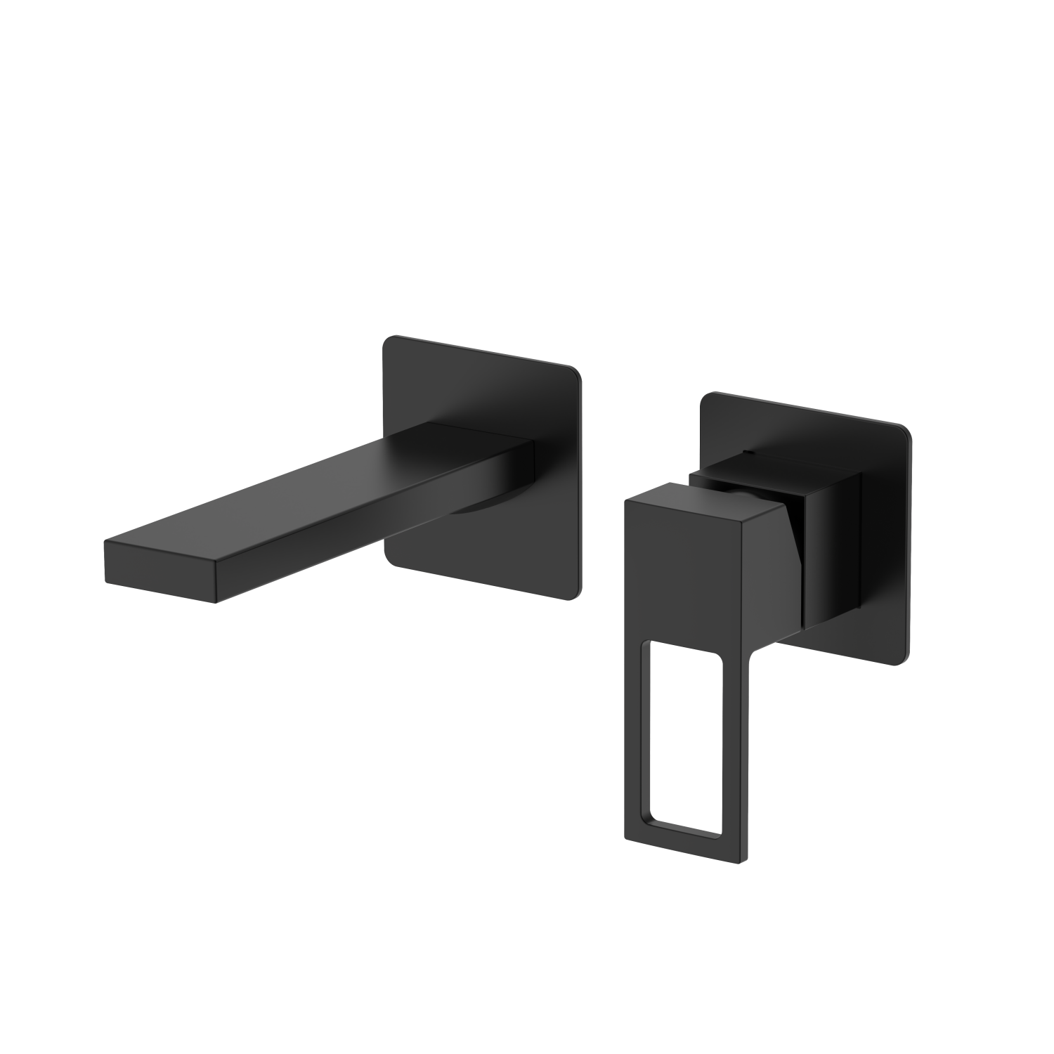 Смеситель для раковины DQ Dortmund встраиваемый настенный черный (DA1714405) - фото 1