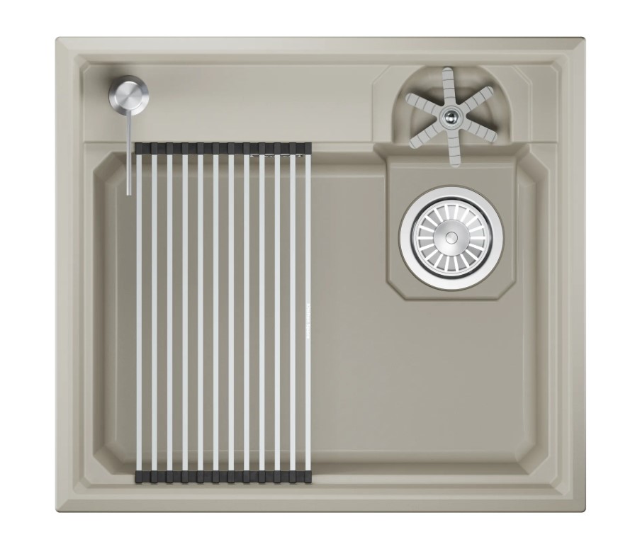 Кухонная мойка GRANULA KITCHEN SPACE RINZER кварц (5807R, КРЕМАН) - фото 1