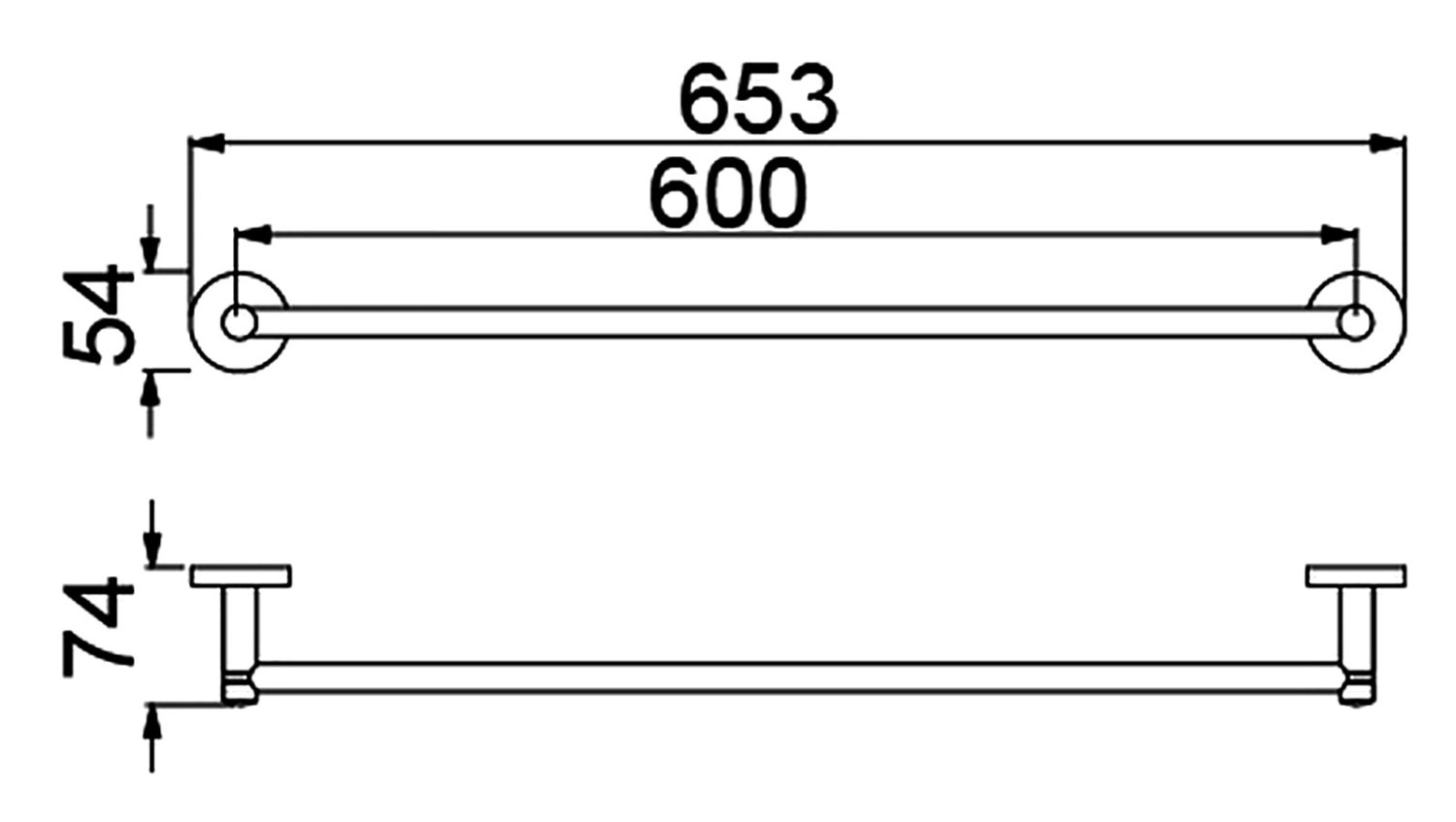 Полотенцедержатель Timo Saona (13053/03) черный - фото 4