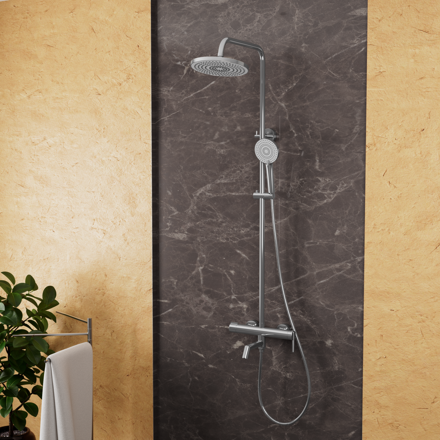 Тропическая душевая система RUSH  (ST4235-80) - фото 2