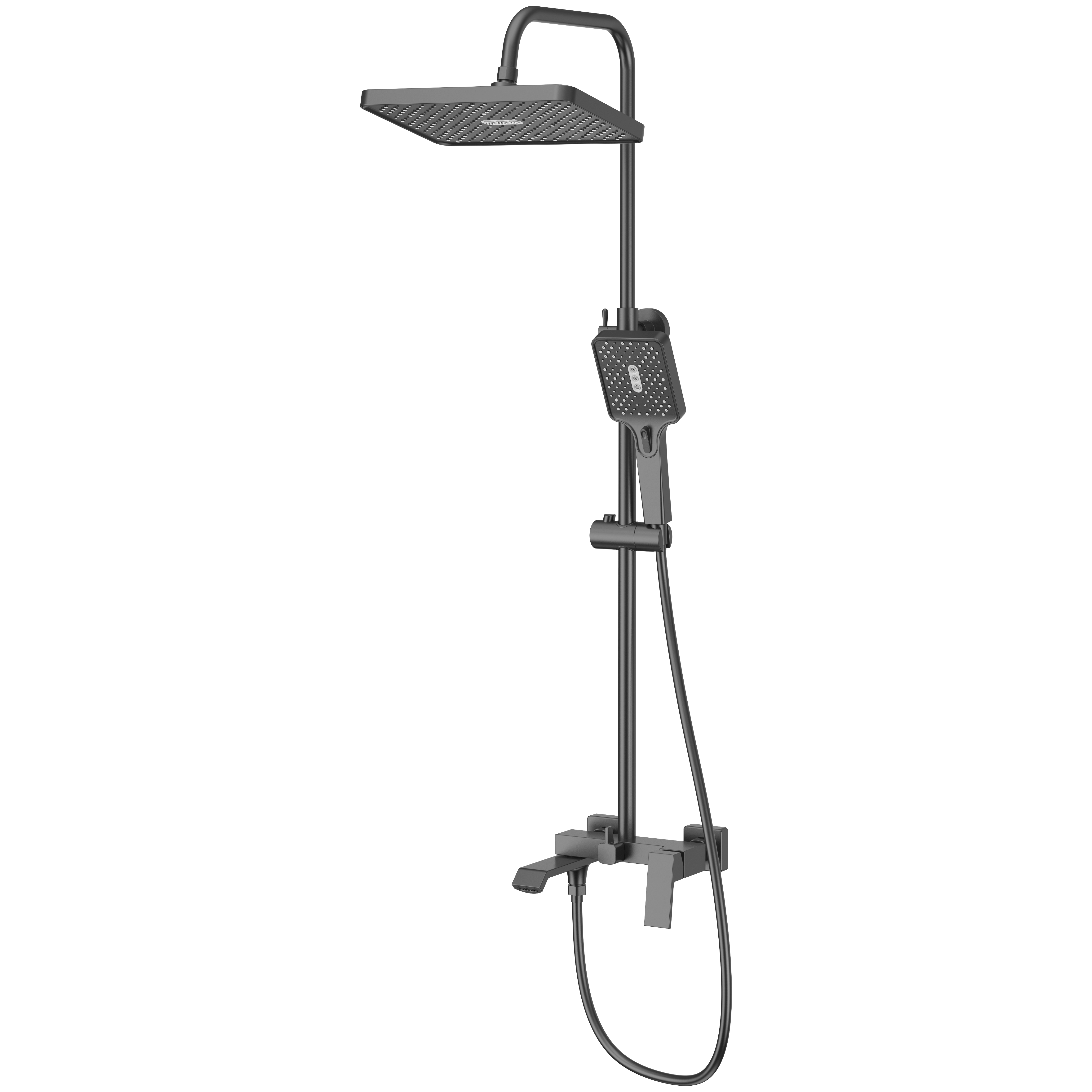 Душевая система HAIBA оружейная сталь (HB24575-3)