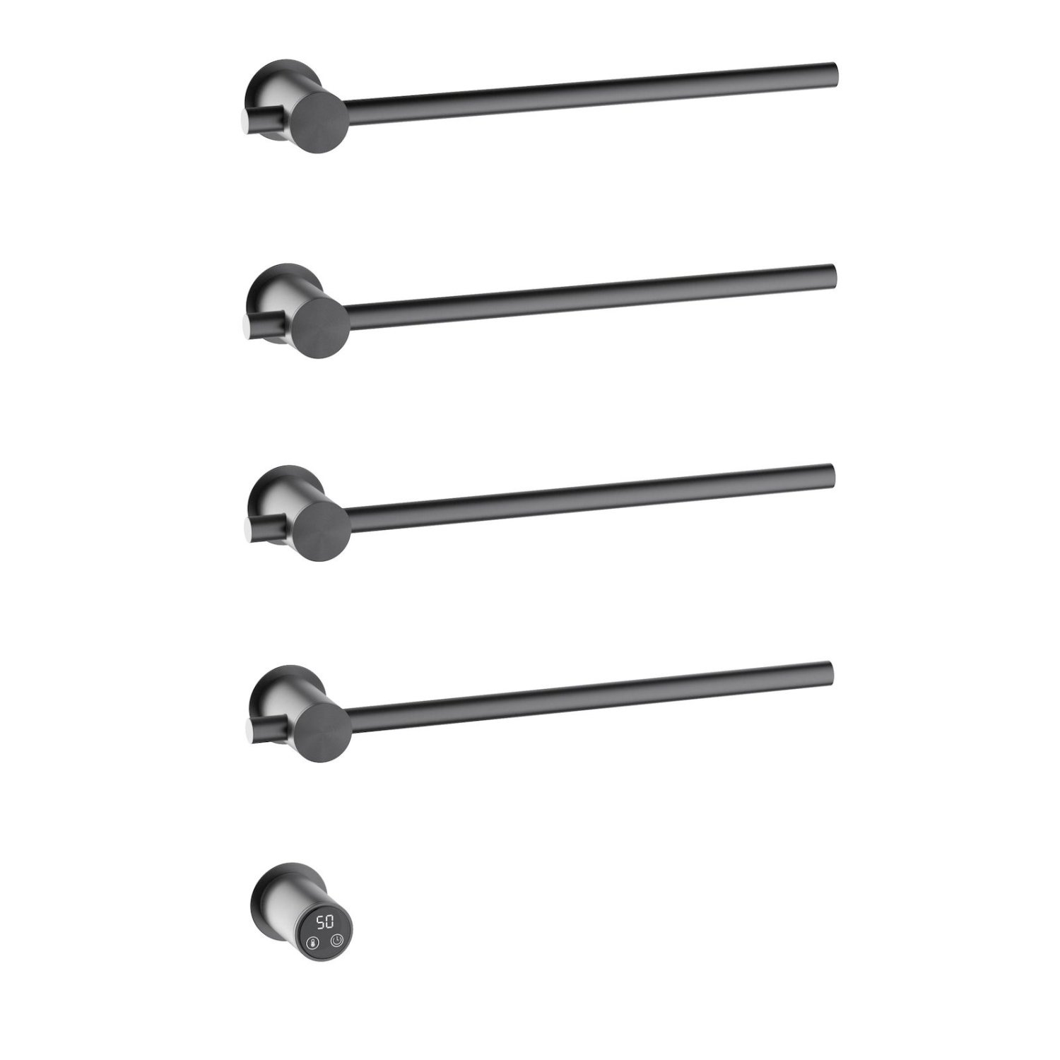 Полотенцесушитель электрический, встроенный Timo Saona черное золото (040/18SM) - фото 1