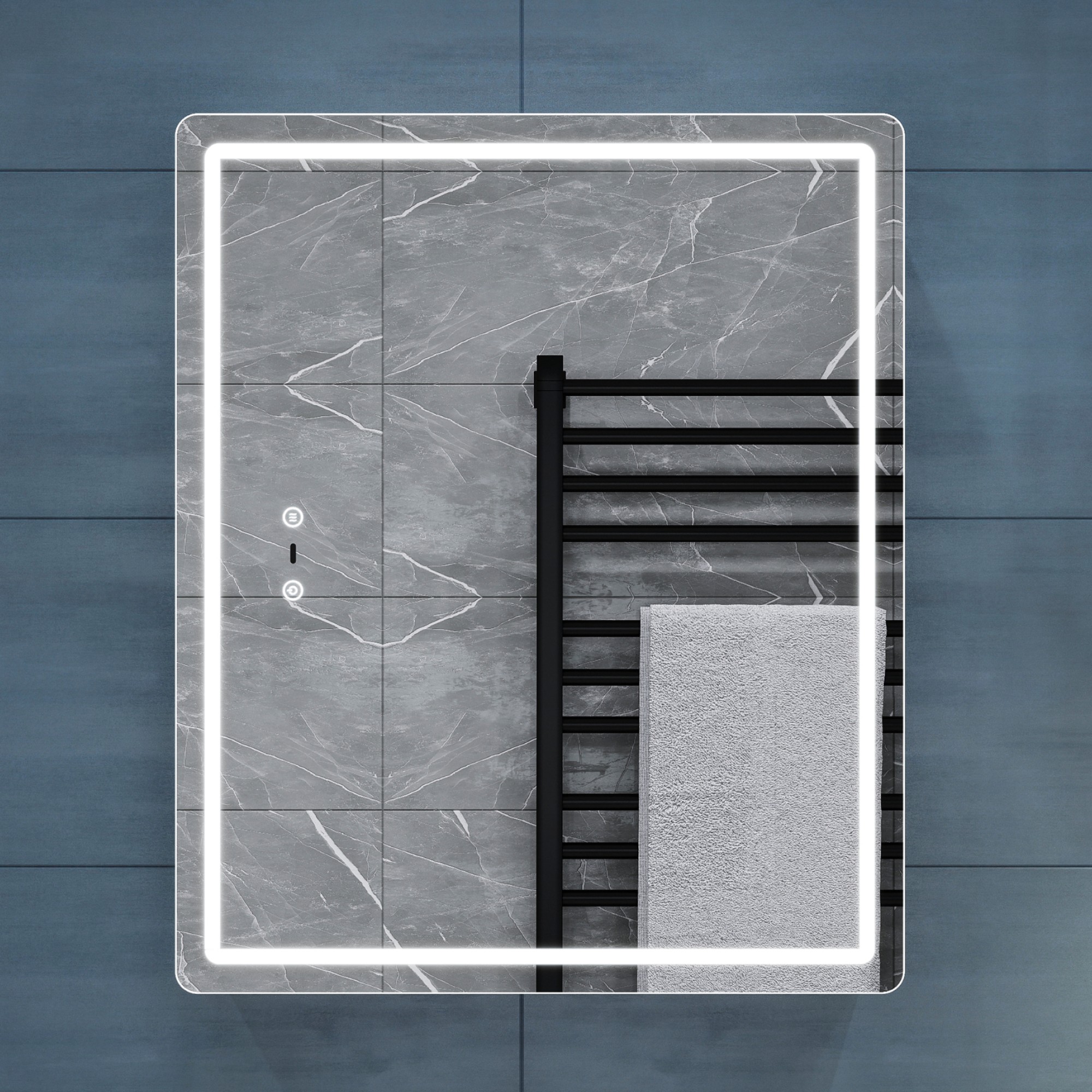 Зеркальный шкаф VIGO Geometry Step 500 с зеркалом (455) - фото 4