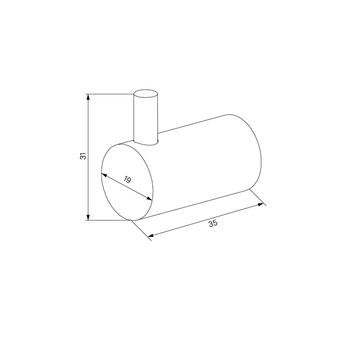 Комплект одинарных крючков IDDIS Petite сплав металлов, хром матовый (PET2SS2i41) Комплект одинарных крючков IDDIS Petite сплав металлов, хром матовый (PET2SS2i41) - фото 2