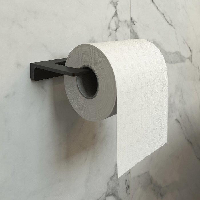 Держатель для туалетной бумаги без крышки IDDIS Slide сплав металлов (SLIBS00i43) - фото 2
