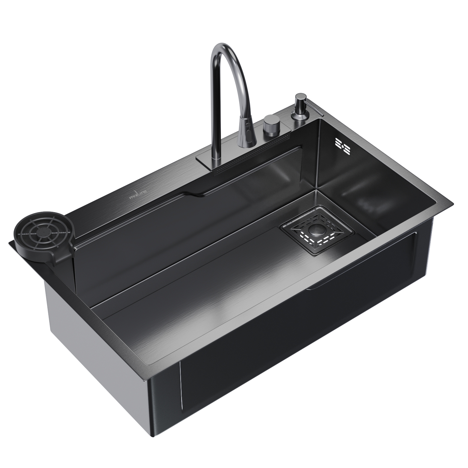 Кухонная мойка 75х46 вып 3 1/2 MIXLINE PRO 21,5см с сиф.ч.граф+доз+смесит+кол+д/р+о/с (552104) Кухонная мойка 75х46 вып 3 1/2 MIXLINE PRO 21,5см с сиф.ч.граф+доз+смесит+кол+д/р+о/с (552104) - фото 3