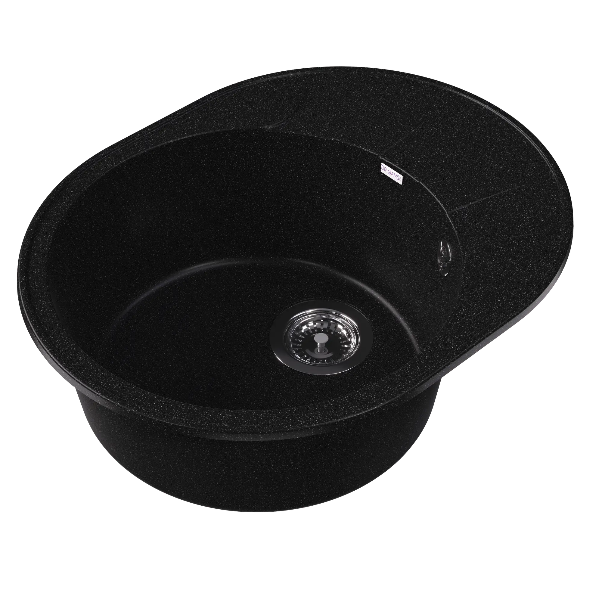 Мойка DrGans "Виола" 580, черный СМс (25.140.B0580.407)