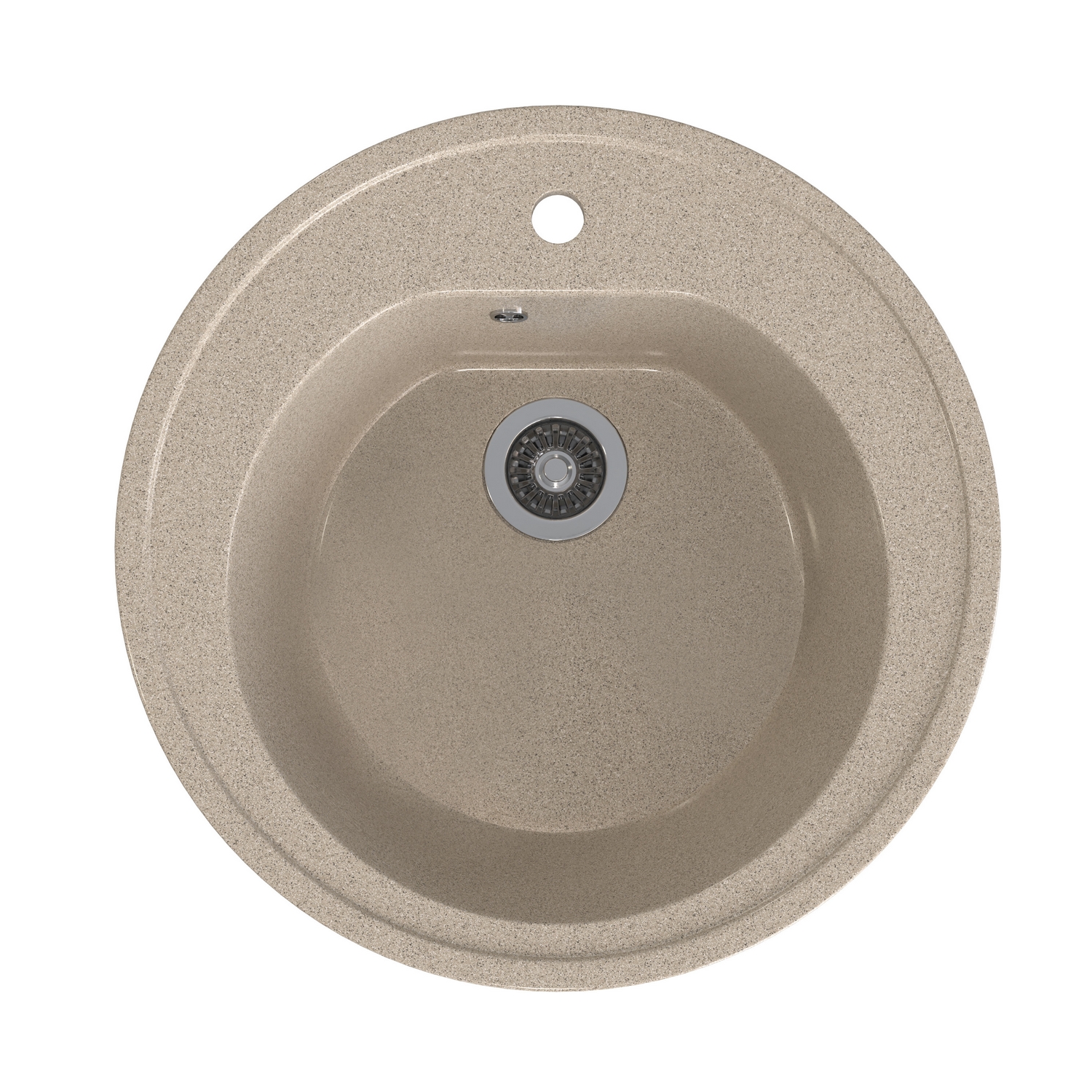 Мойкa MIXLINE ML-GMS02 СТАНДАРТ круглая, песочный (302), 505мм (глуб. чаши 165) (551090) Мойкa MIXLINE ML-GMS02 СТАНДАРТ круглая, песочный (302), 505мм (глуб. чаши 165) (551090) - фото 1