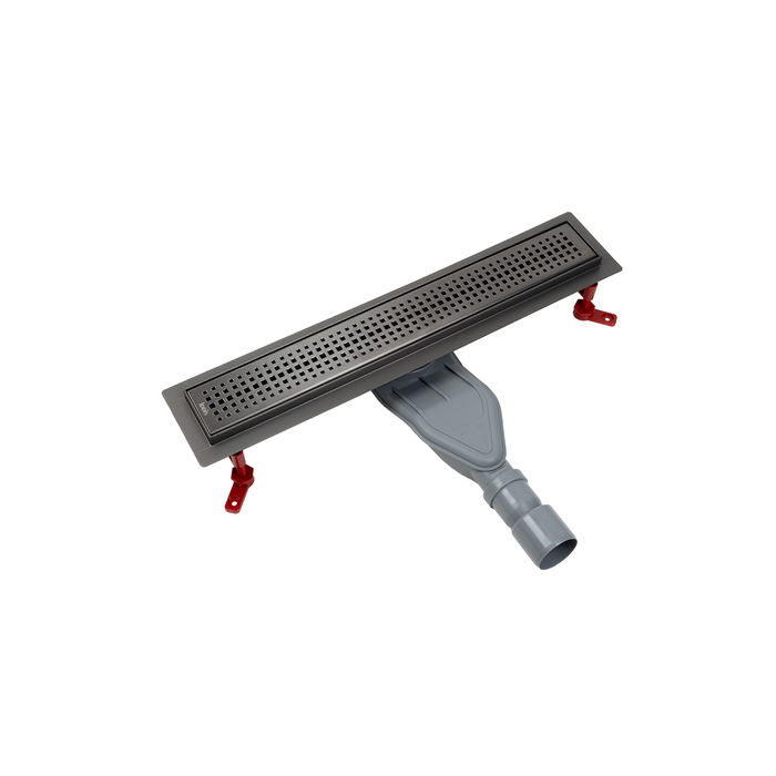 Лоток душевой IDDIS Perfex сифон 360, комбинированный затвор, перфор. решетка, 500мм, графит (975B5GM20DZ)