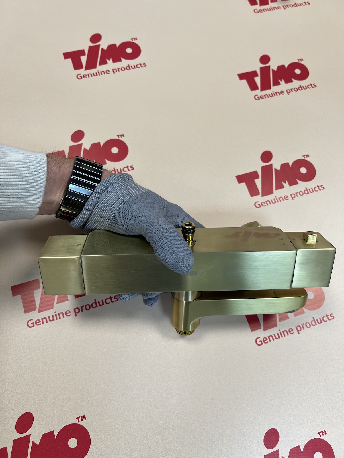 Душевая система с термостатом Timo Tetra-thermo (SX-0169/17) золото матовое - фото 5