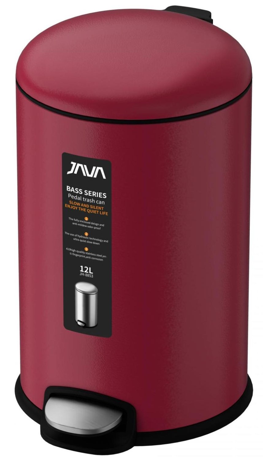 Ведро с микролифтом 12 л JAVA (S-885-12R) - фото 1