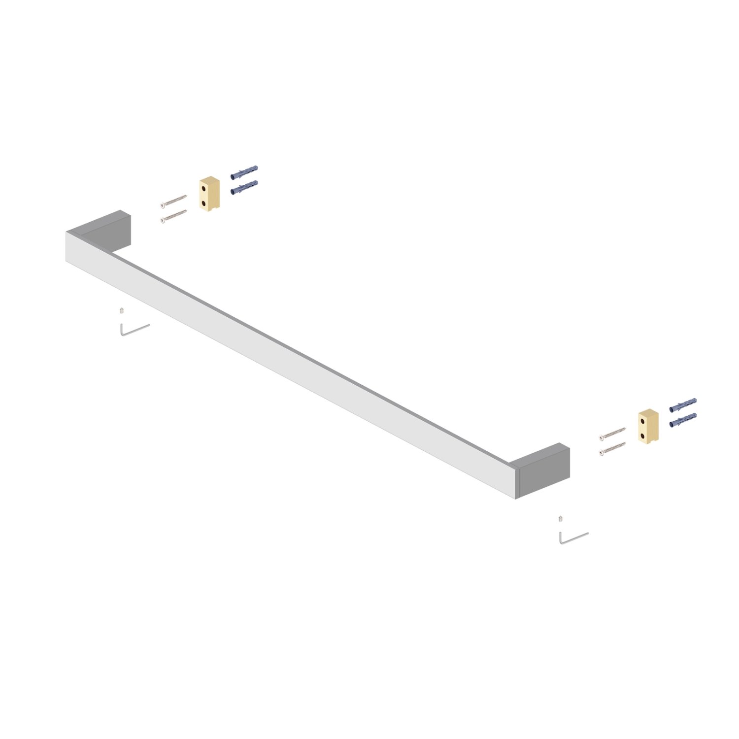 Полотенцедержатель Timo Petruma никель (15253/13) - фото 2