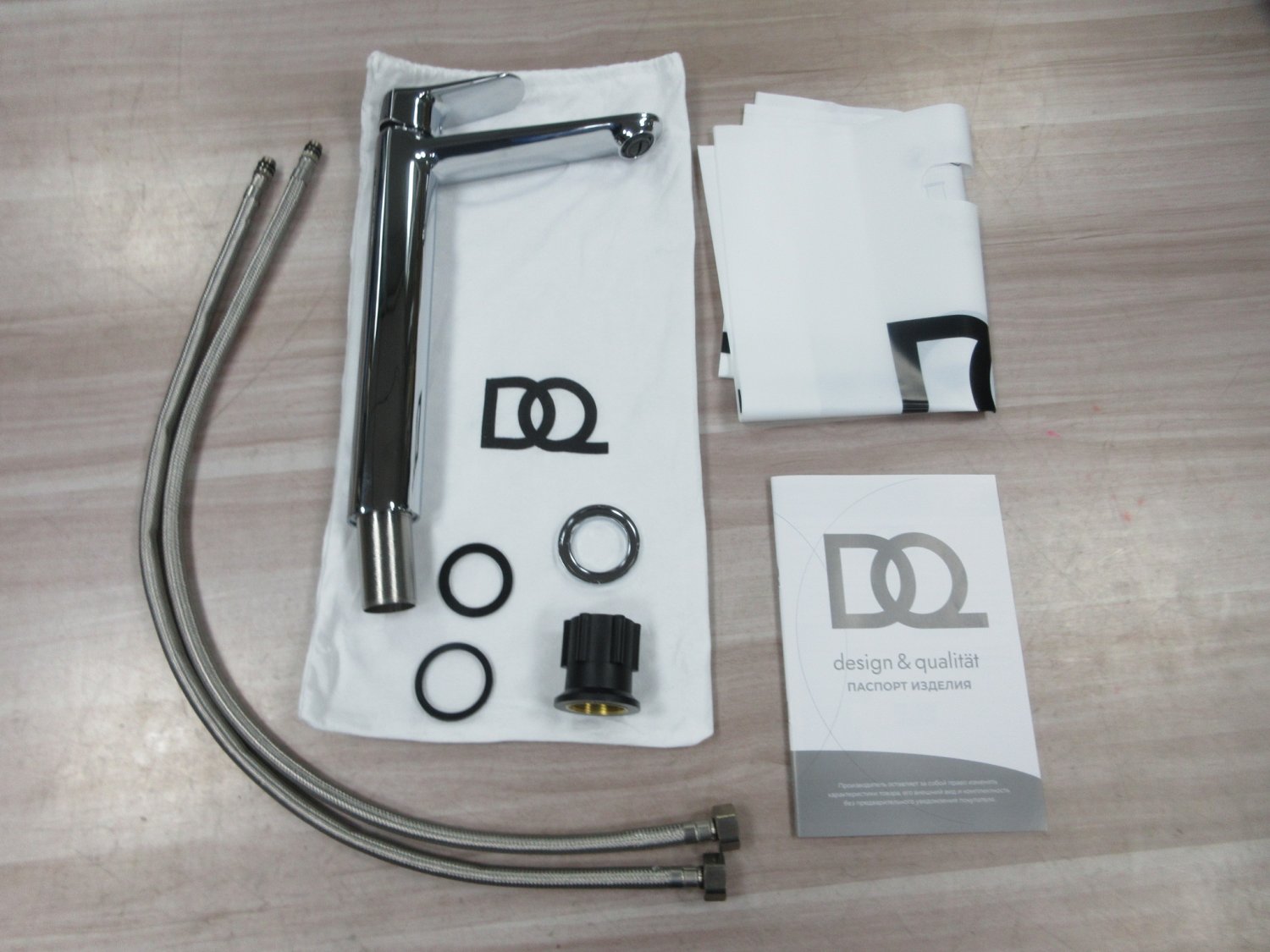 Смеситель для раковины высокий DQ Leipzig хром (DA1762001) - фото 4