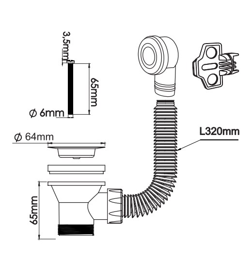 Раковина Paola Torino 600 (Paola Torino 600) - фото 10