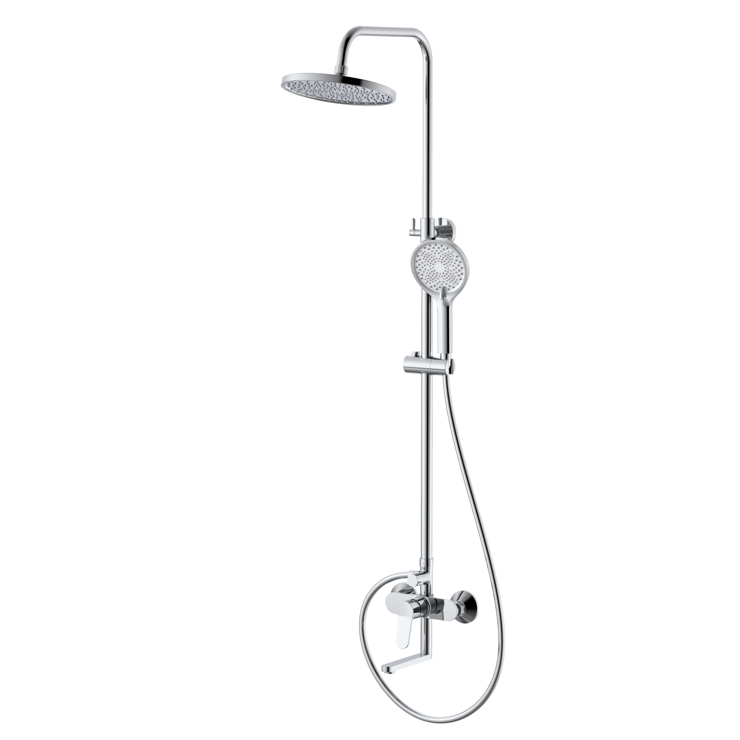Душевая система со смесителем DQ Leipzig хром (DA1763701) - фото 1