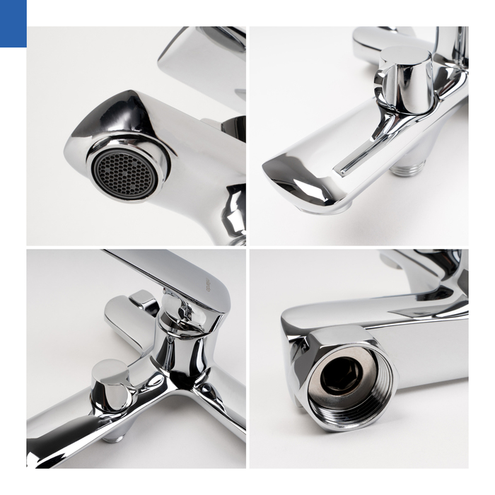 Cмеситель для ванны Milardo Макс (Maks) хром глянцевый (MAKSB00M02) - фото 3