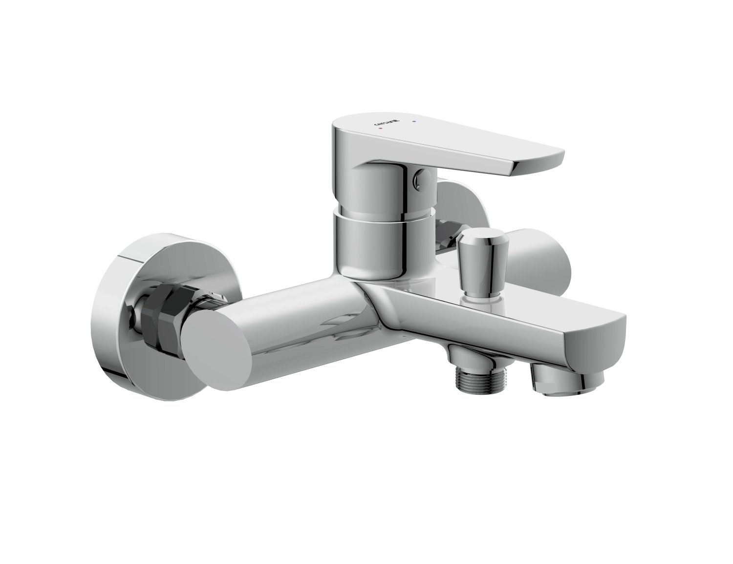 Смеситель для ванны Cersanit MODUO однорычажный хром (64097) - фото 1