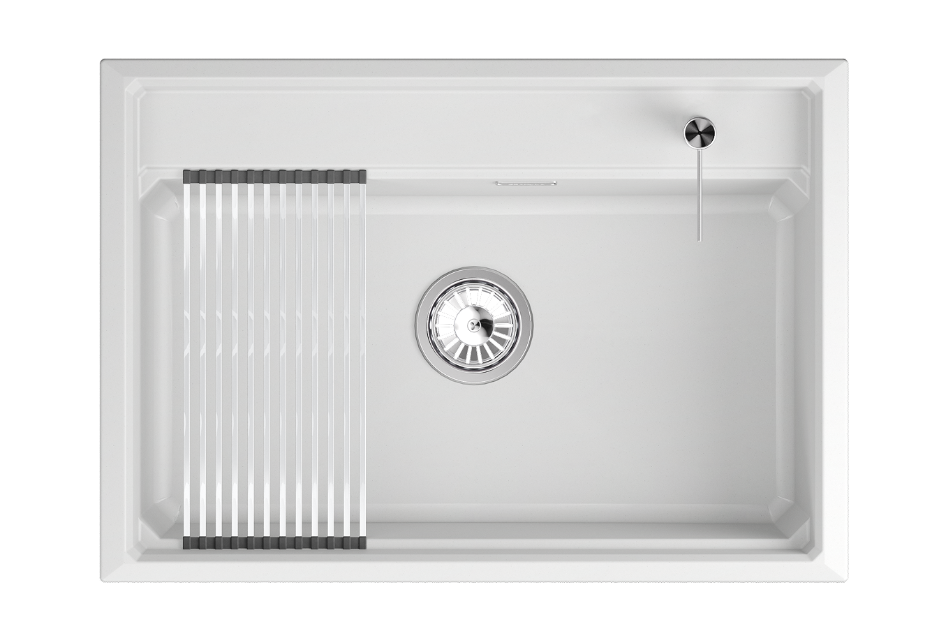 Кухонная мойка GRANULA кварц (7301i, АРКТИК) - фото 1