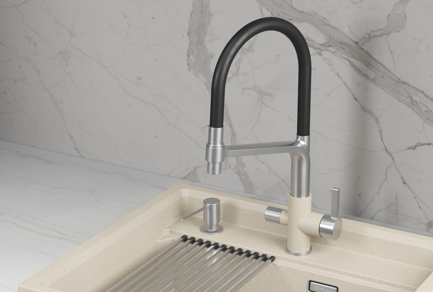 Смеситель для кухни GRANULA (5083, ПИРИТ) - фото 2