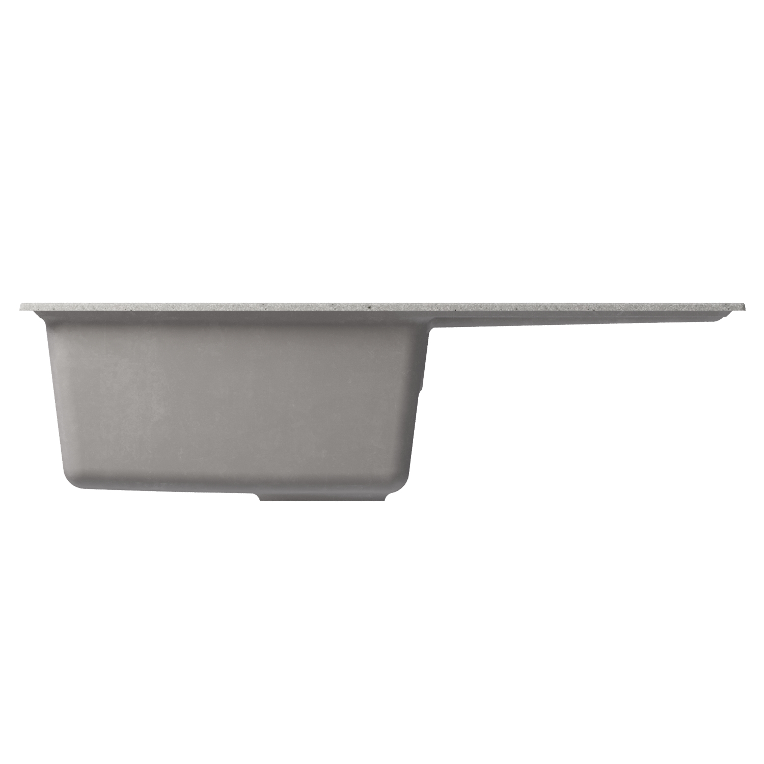 Мойка MIXLINE ML-GM31 с крылом  серая (310) 770*500*190мм NEW (552191)