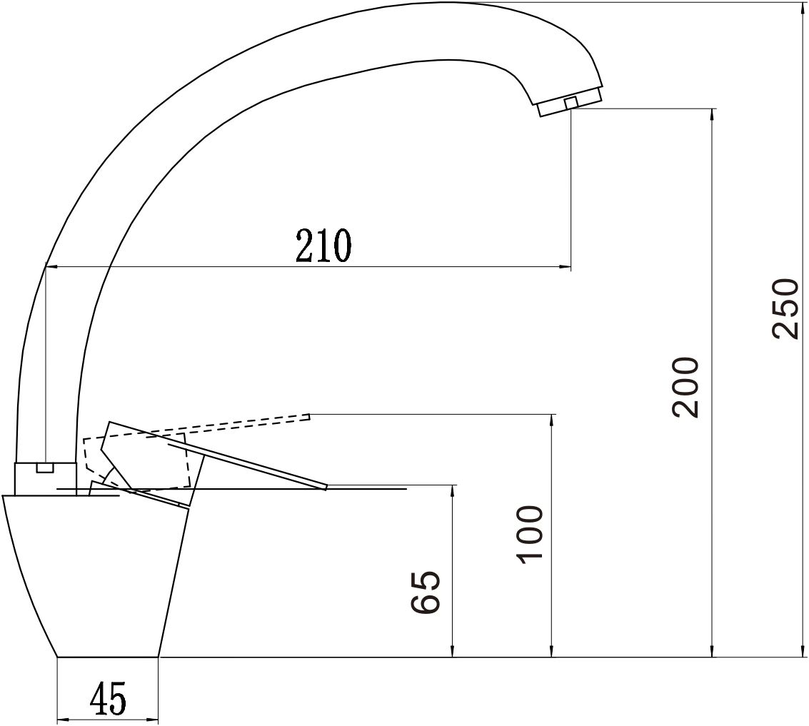 Смеситель для кухонной мойки Fmark (FS8234) - фото 2