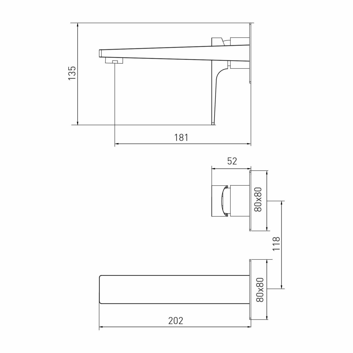 Смеситель MIXLINE ML42-081 "Pure" 35k встраиваемый (554234) - фото 4