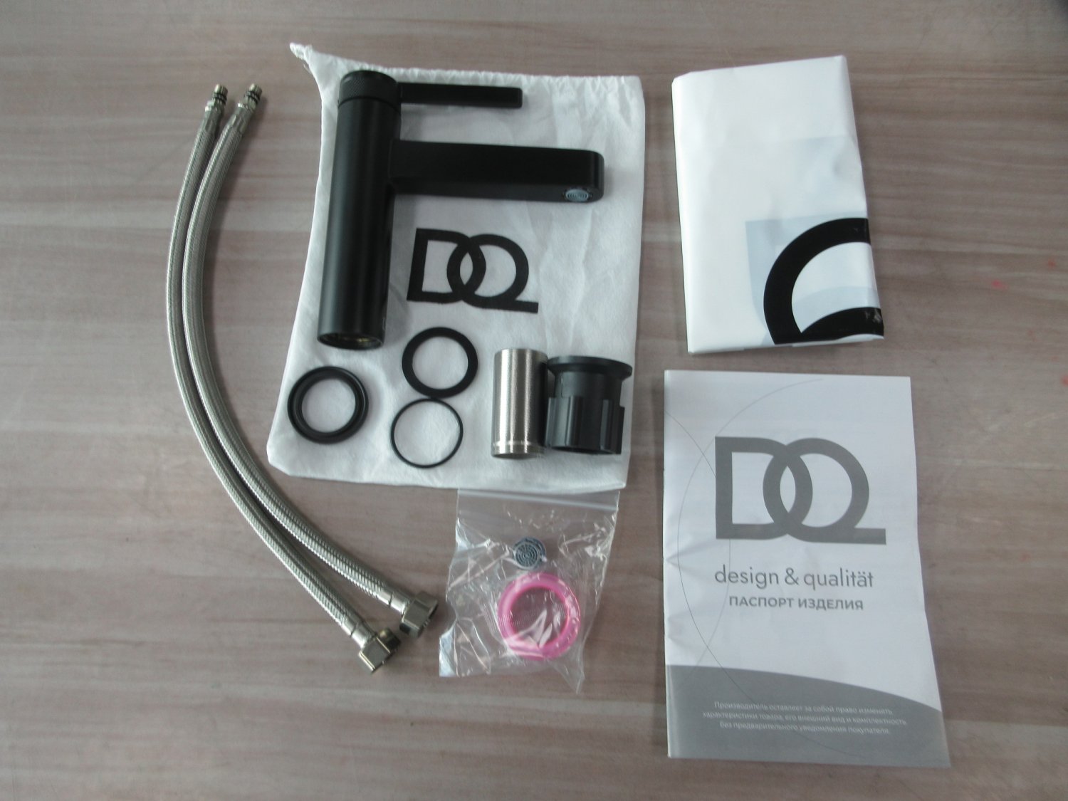 Смеситель для раковины DQ Bonn черный (DA1702105) - фото 4