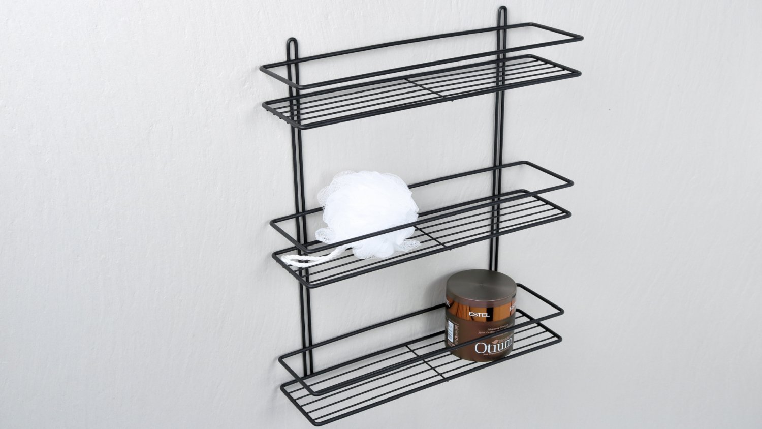 Полка Fixsen прямая трехэтажная черная (FX-730B-3) - фото 2