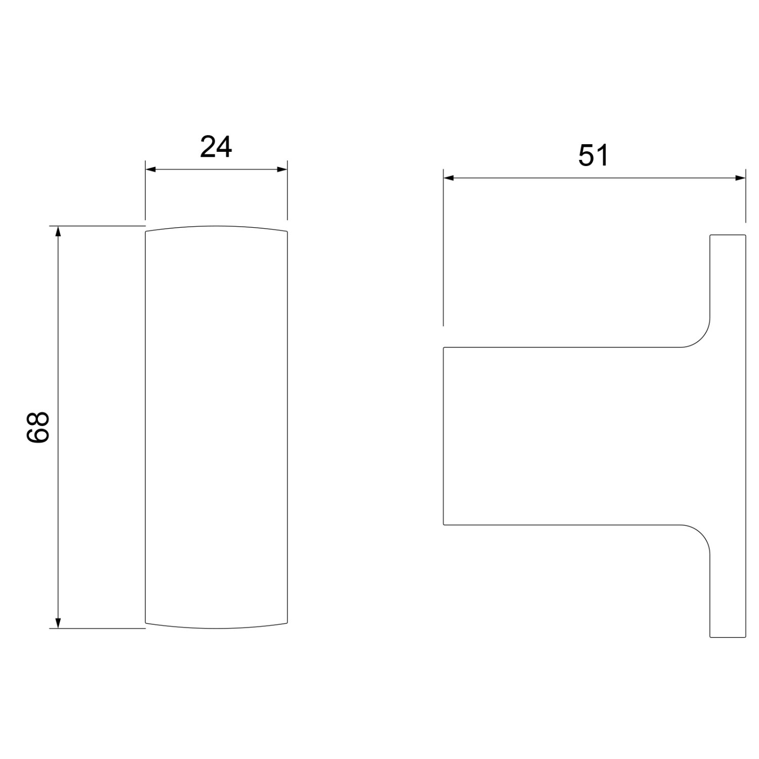 Крючок Timo Torne черный (43011/03) - фото 2