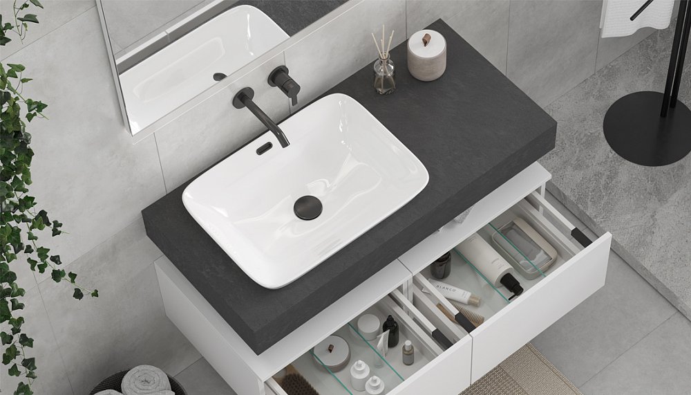 Столешница Velvex Unit 120, графит (st.UNI.120-627) Столешница Velvex Unit 120, графит (st.UNI.120-627) - фото 4