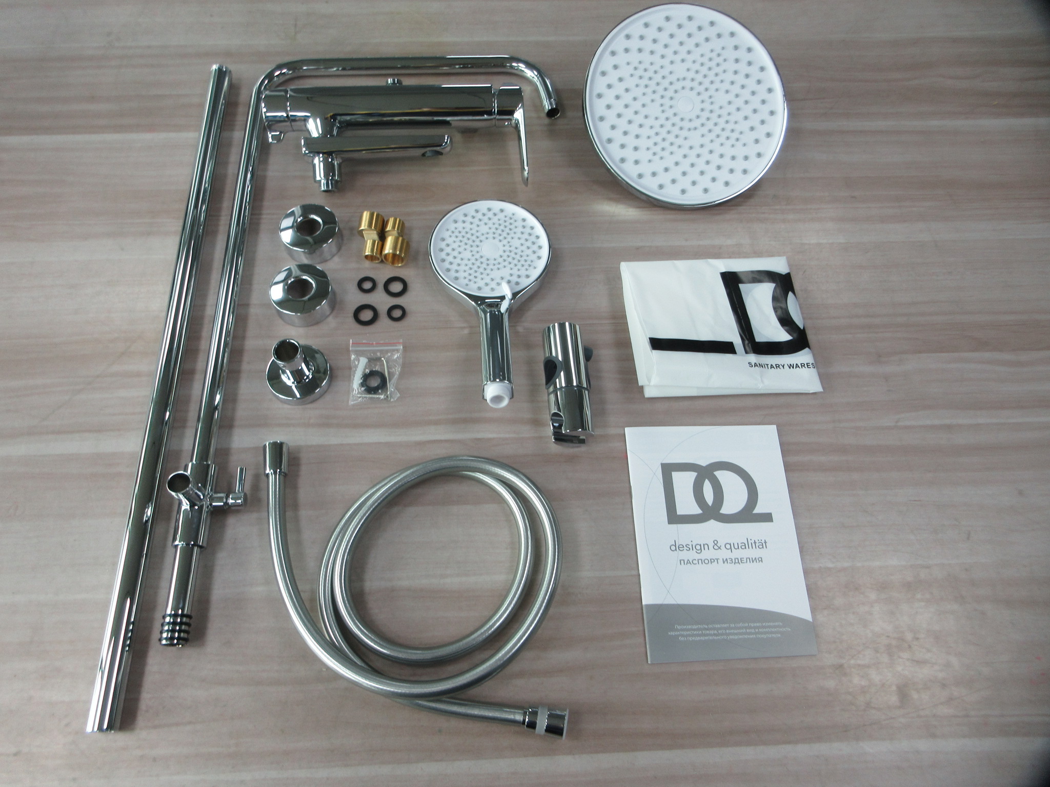 Душевая система со смесителем DQ Düsseldorf хром (DA1723701) - фото 6