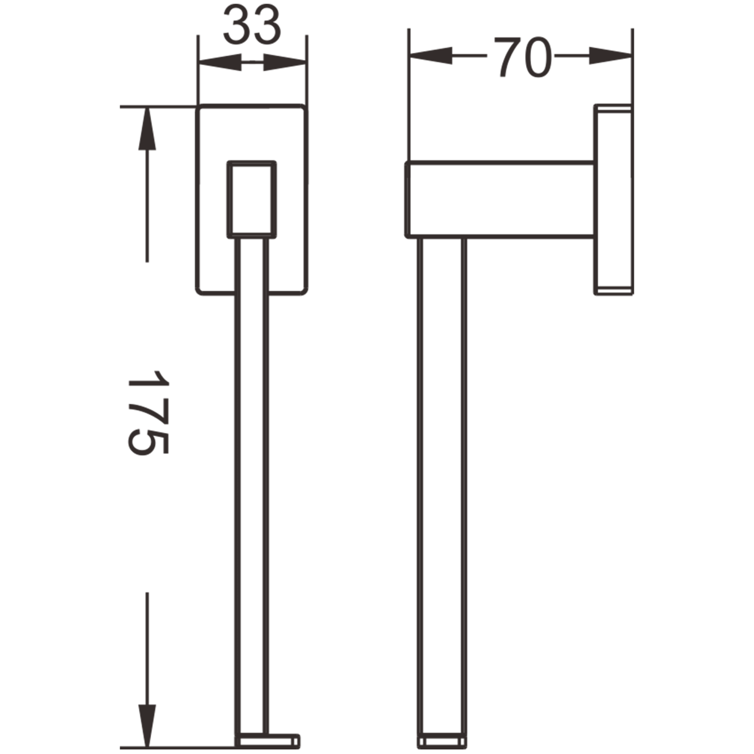 Держатель для туалетной бумаги BELZ (B90203-2) - фото 2