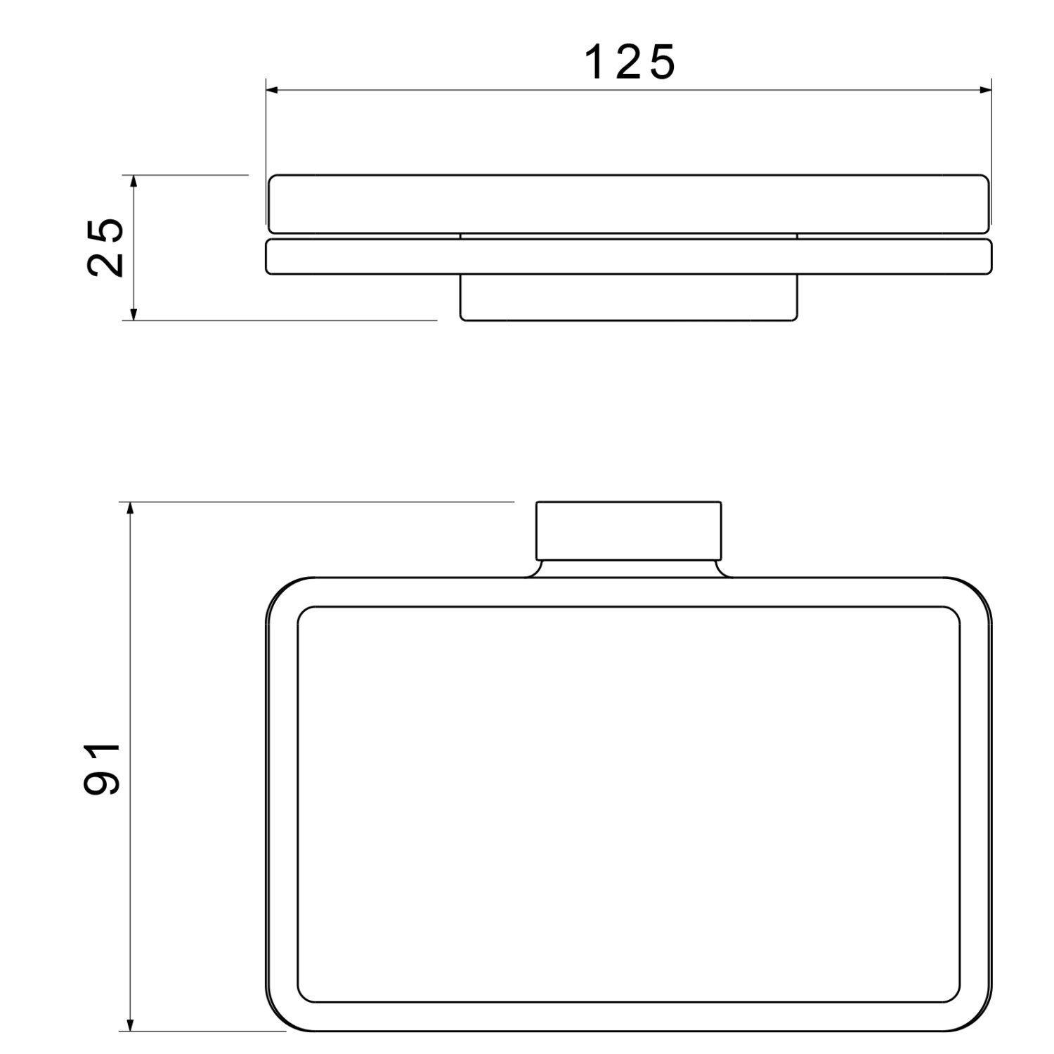 Мыльница Timo Torne хром (43022/00) - фото 3