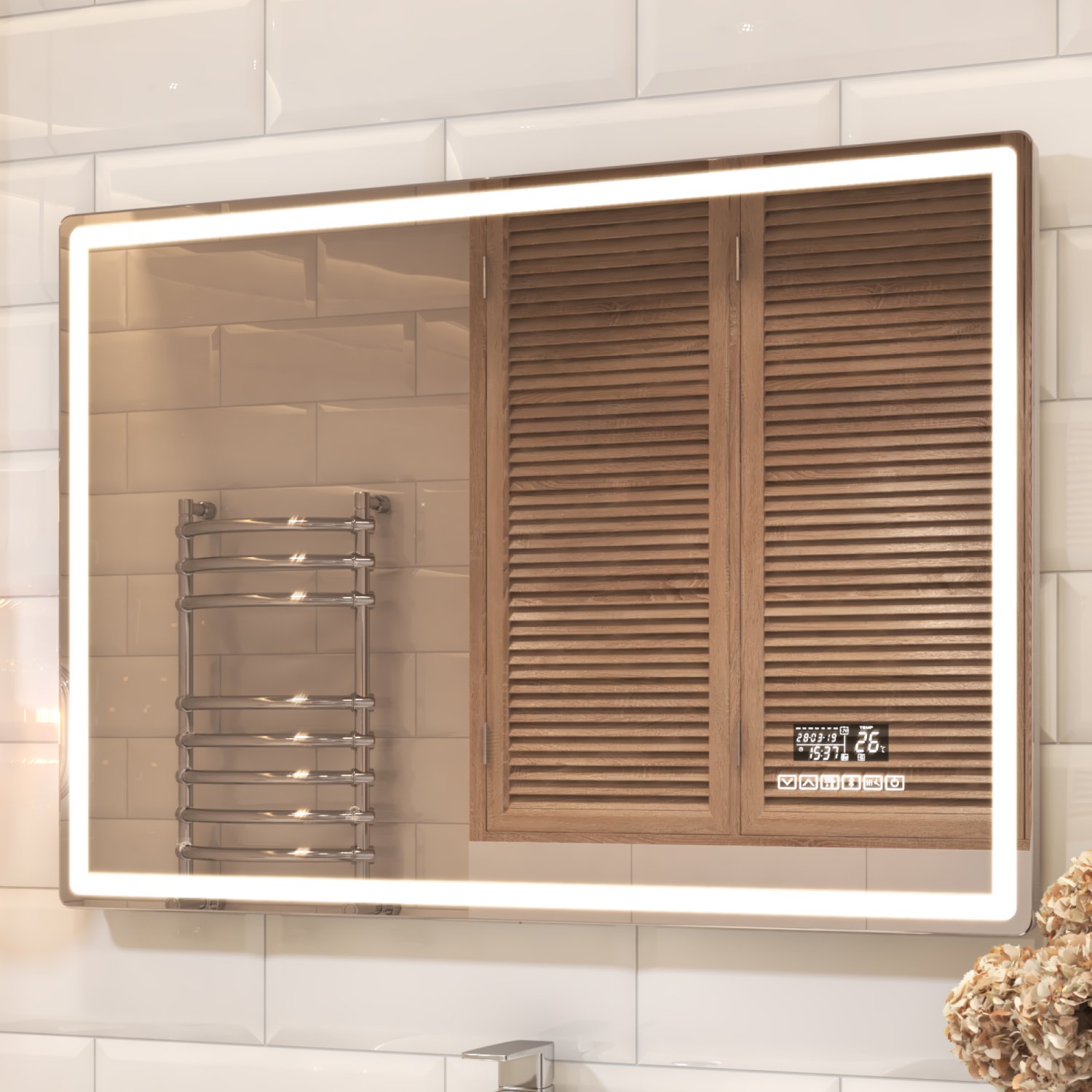 Зеркало VIGO Geometry Media voice 1200 (052) - фото 1