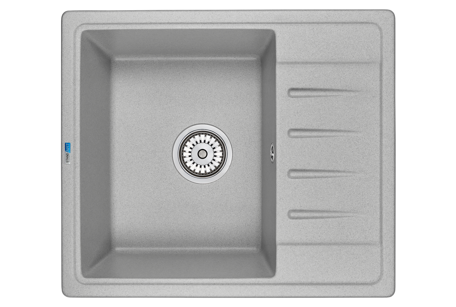 Кухонная мойка GRANULA Standart (5803, БАЗАЛЬТ) - фото 1