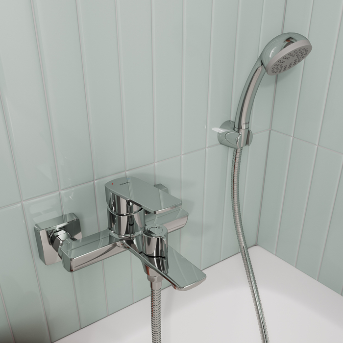 Смеситель для ванны,хром глянцевый, Poli, Milardo (POLSB00M02) - фото 2
