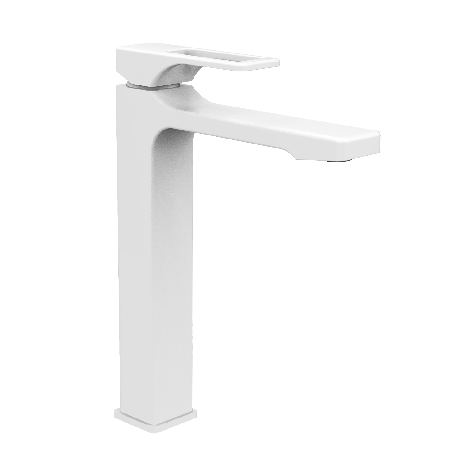 Смеситель Splenka для раковины высокий монолитный, белый (S55.15.08)