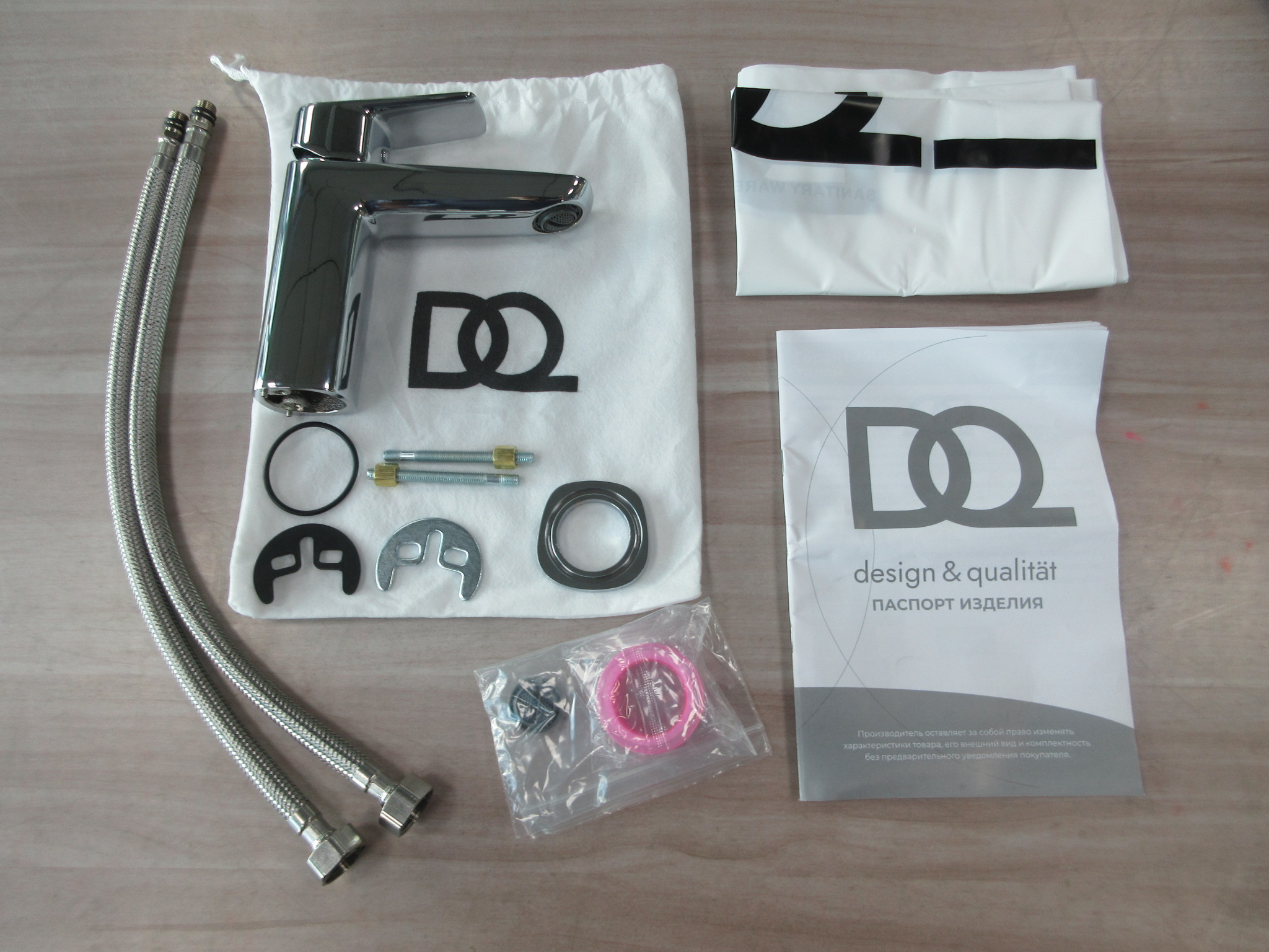 Смеситель для раковины DQ Hamburg хром (DA1742101) - фото 6