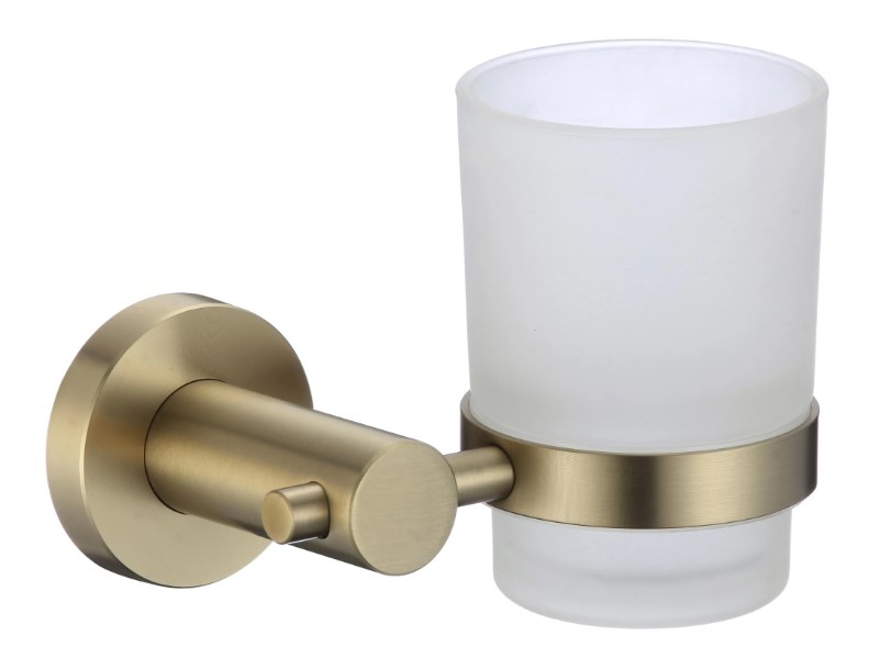 Стакан стеклянный с настенным держателем Savol (S-005658C) - фото 1