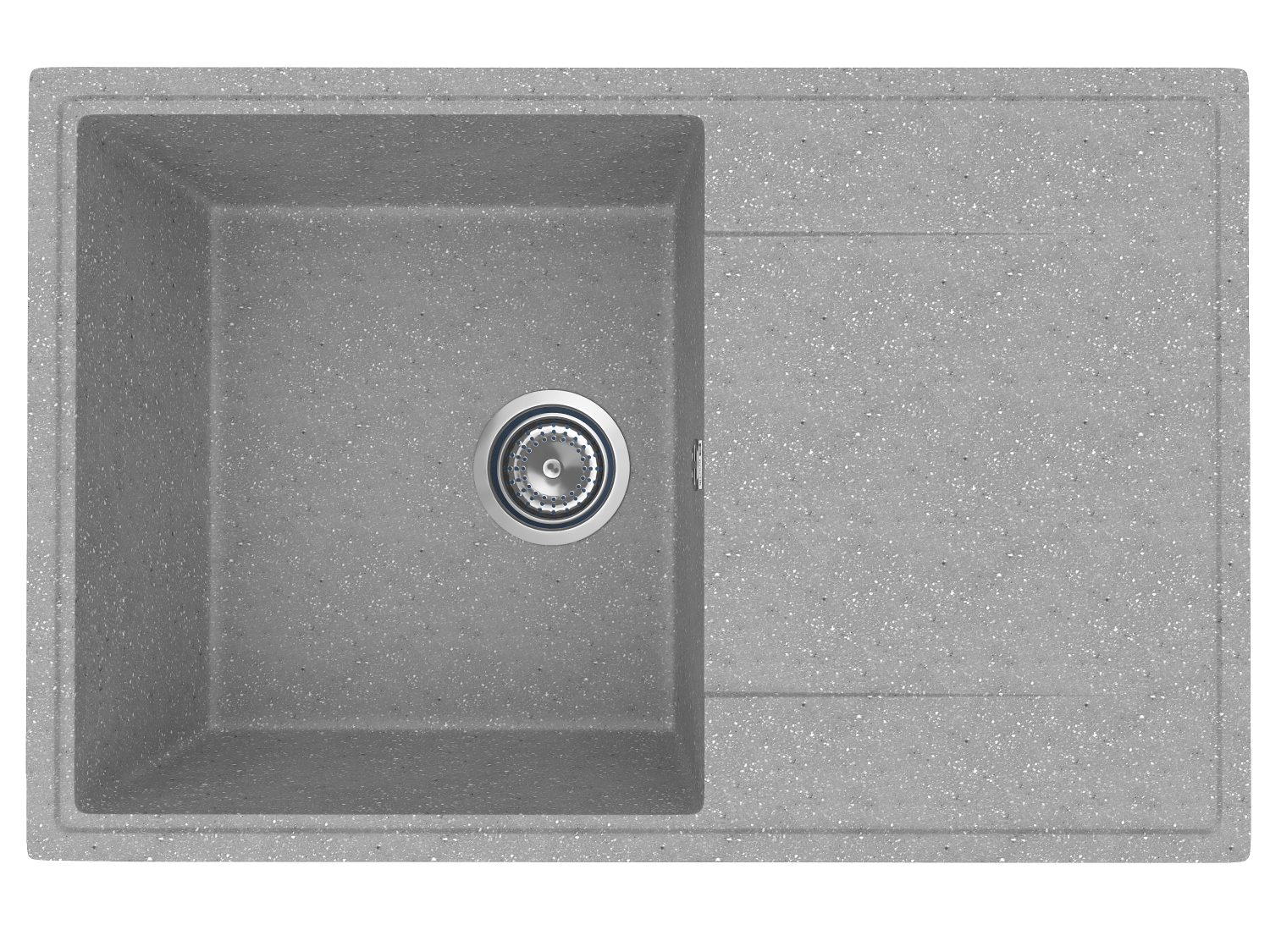 Мойка Practik светло-серый (PR-M 735-003) - фото 1