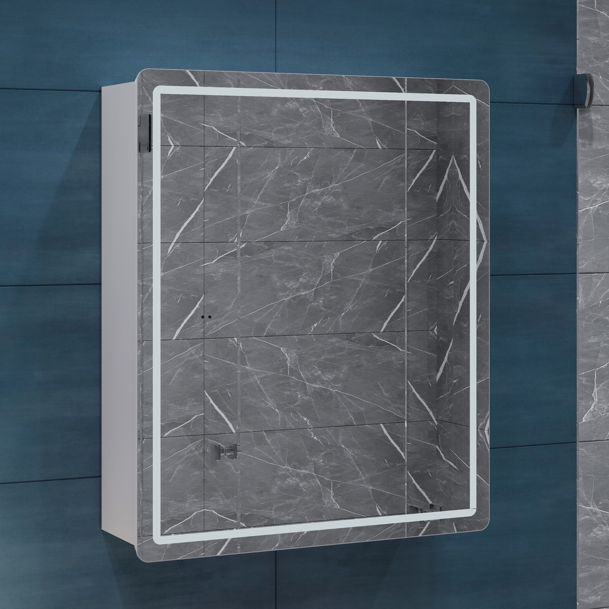 Зеркальный шкаф VIGO Geometry Comfort 500 с зеркалом (454) - фото 6