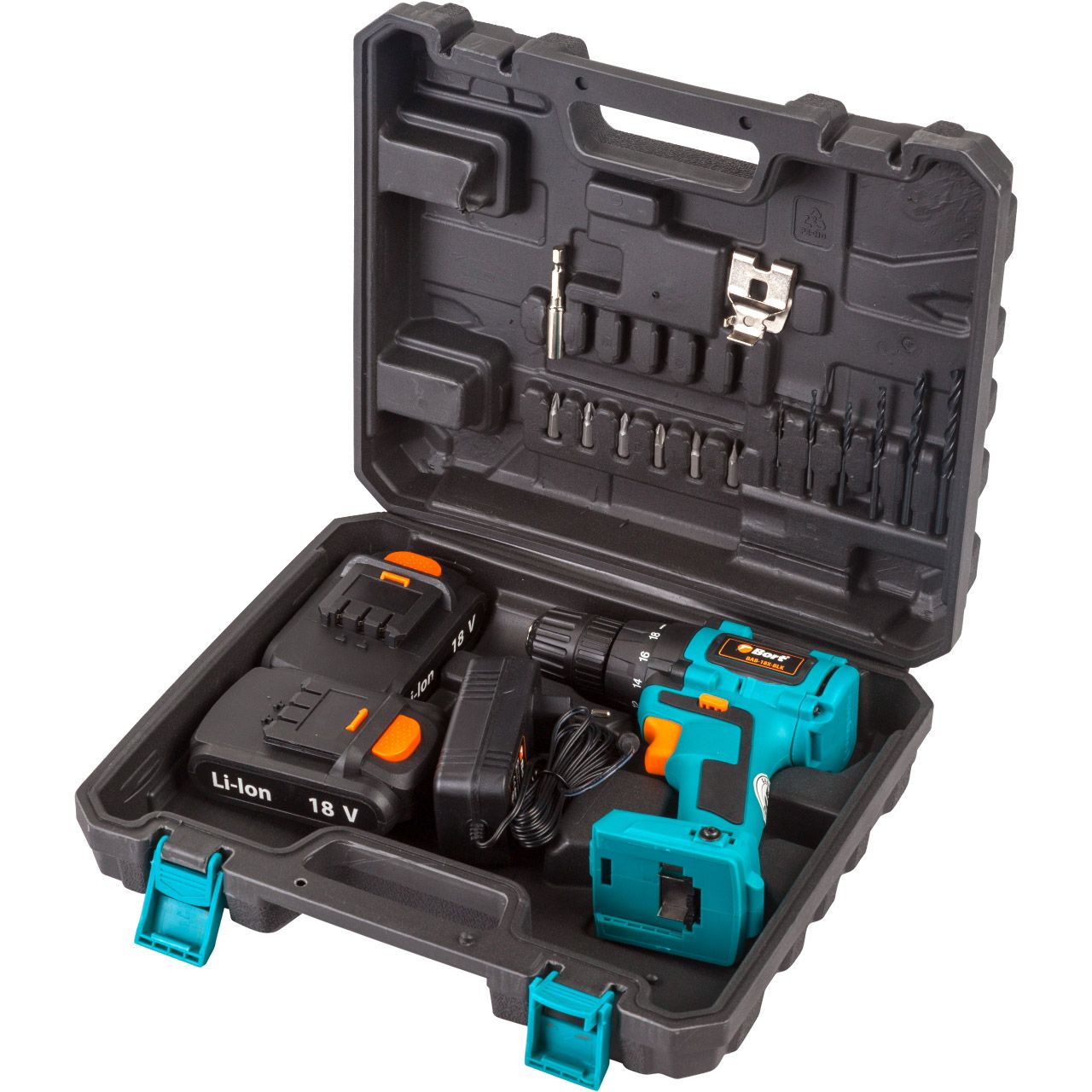 Дрель-шуруповерт аккумуляторная Bort BABort B-18X-Bort BLK (2x1,5А.ч) (93722616) Дрель-шуруповерт аккумуляторная Bort BABort B-18X-Bort BLK (2x1,5А.ч) (93722616) - фото 6