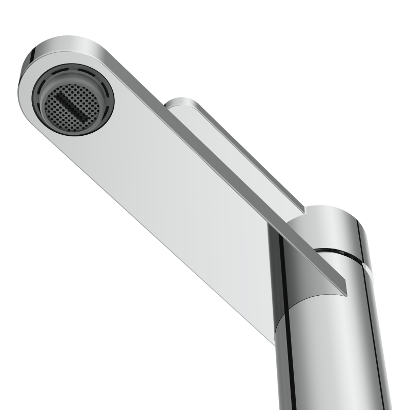 Смеситель для раковины CERSANIT OLIVA однорычажный хром (68957) - фото 5