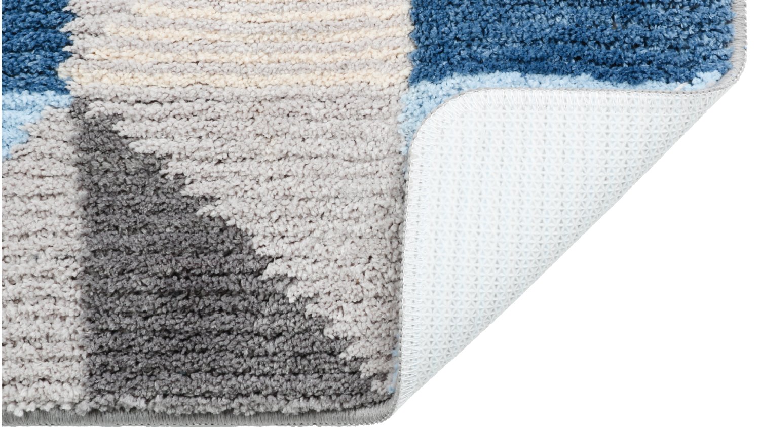 Коврик для ванной Fixsen Visa 1-ый серо-голубой, 50х80см (FX-5005X)  - фото 2