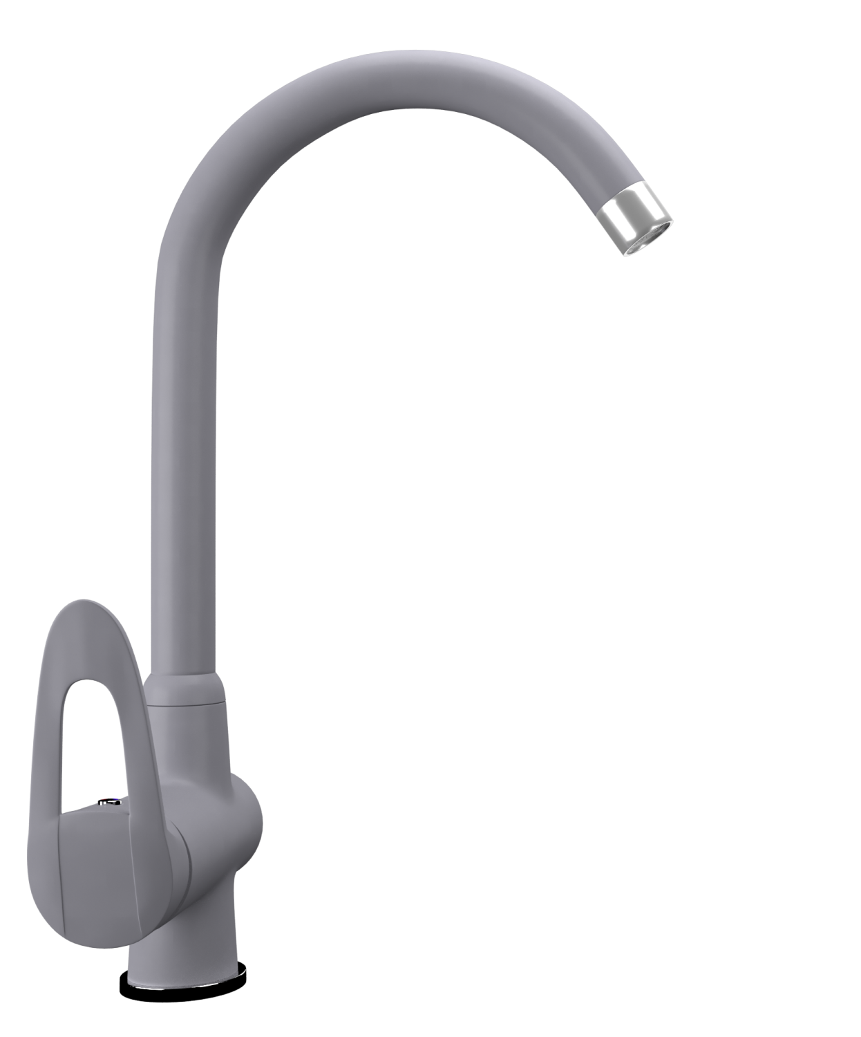 Смеситель для кухни ULGRAN Quartz бетон (UQ-006-05) - фото 1