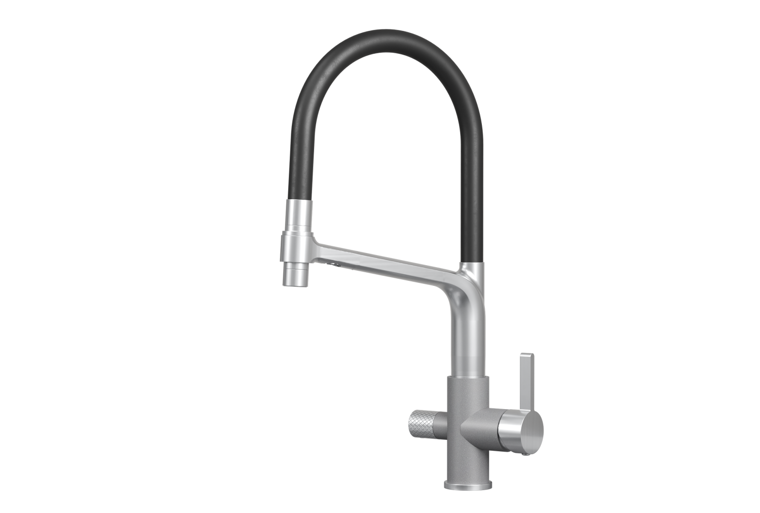 Смеситель для кухни GRANULA (5083, АЛЮМИНИУМ) - фото 1