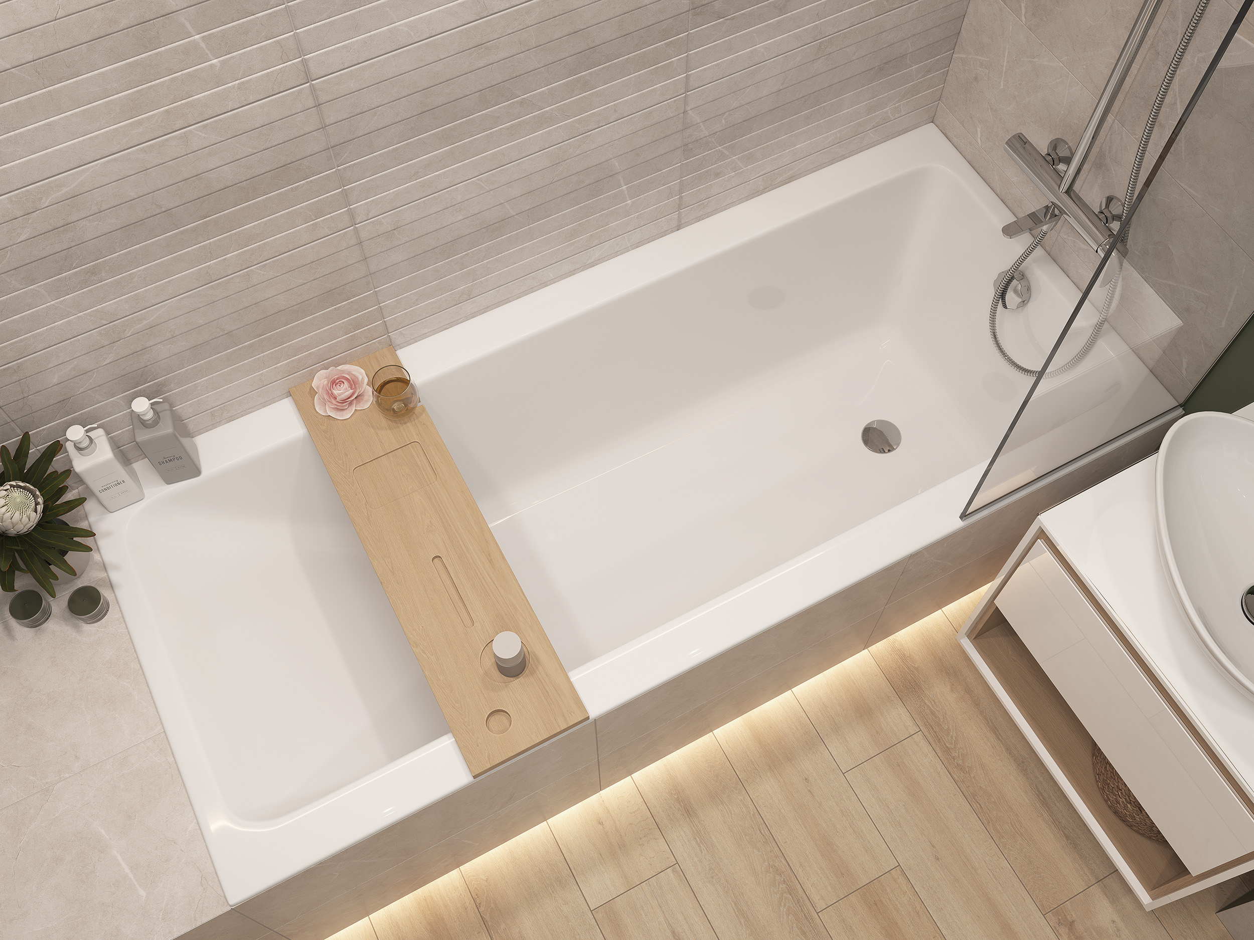 Ванна CERSANIT прямоугольная VIVO 170*75 (68387) - фото 7