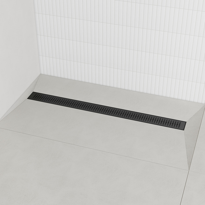 Лоток душевой IDDIS Perfex сифон 360, комбинированный затвор, перфор. решетка, 800мм, графит (975B8GM20DZ) - фото 2