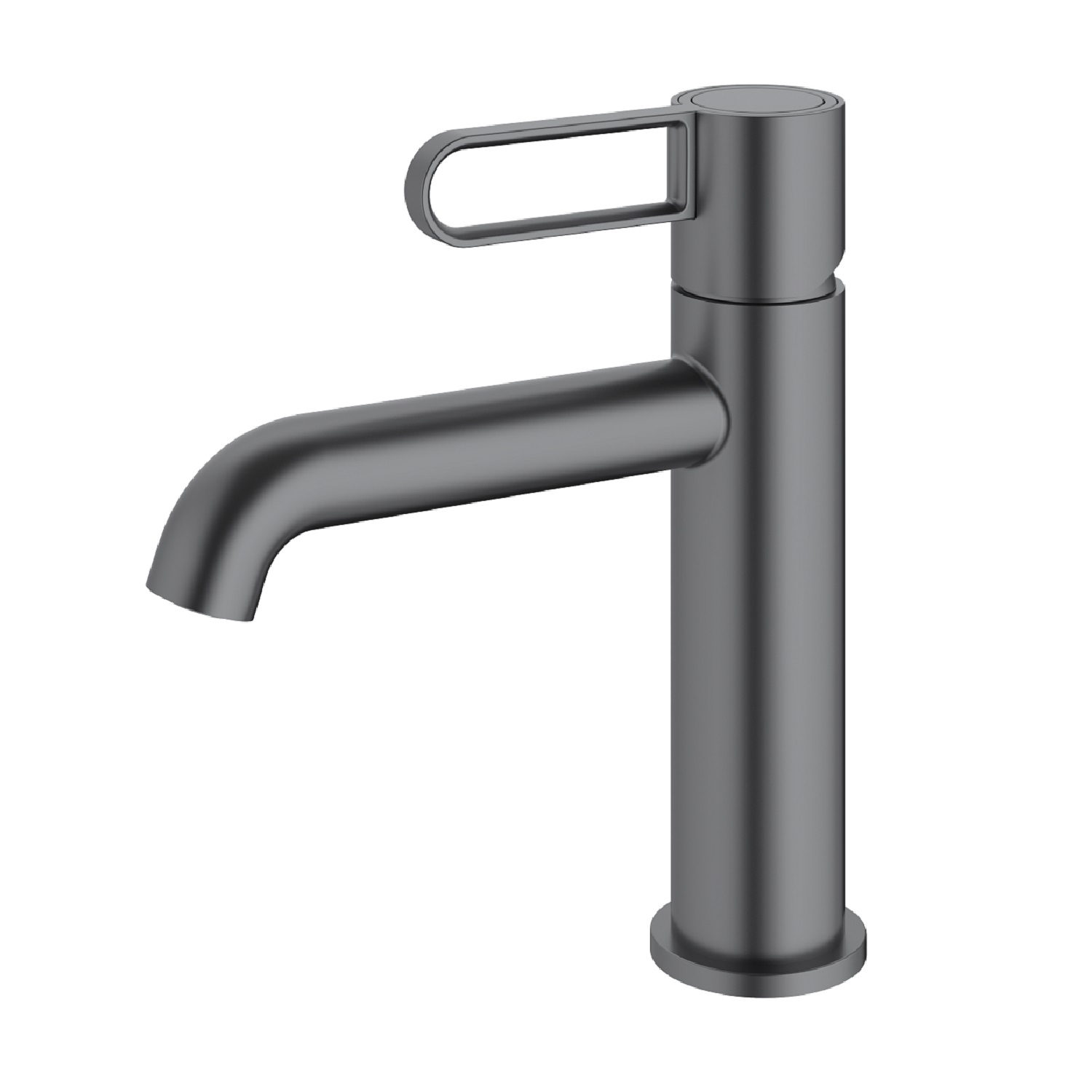 Смеситель Splenka для раковины монолитный, графит (S03.10.09) - фото 1