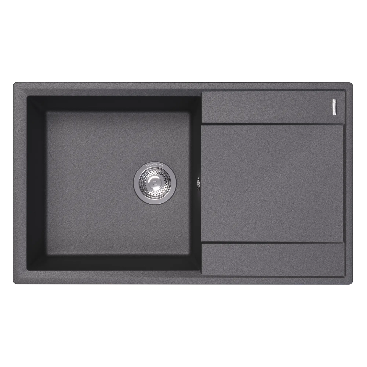 Мойка Florentina "Консул" 840, черный FG (23.020.D0840.102)